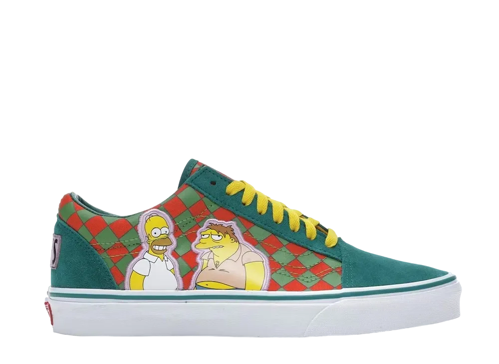 The Simpsons × Vans Old Skool Moe's "Green/Red"