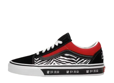 Vans Old Skool Korean Typography "Racing Red"