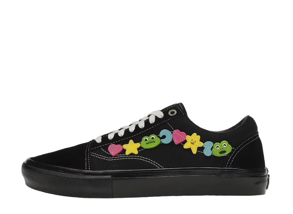 フロッグ スケートボード × バンズ オールドスクール "ブラック/マルチ"