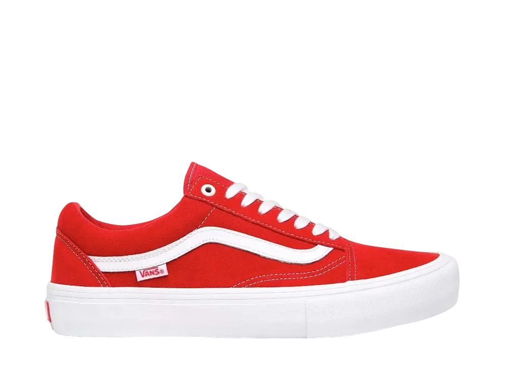 Vans Old Skool Pro Suede "Red White"