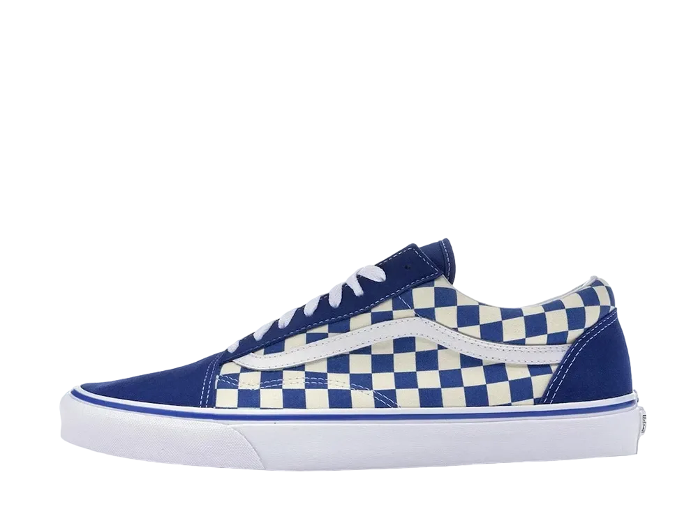 バンズ オールドスクール "ブルー チェッカーボード"