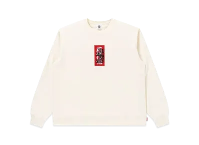 BlackEyePatch Handle With Care Crewsweat "Off White"