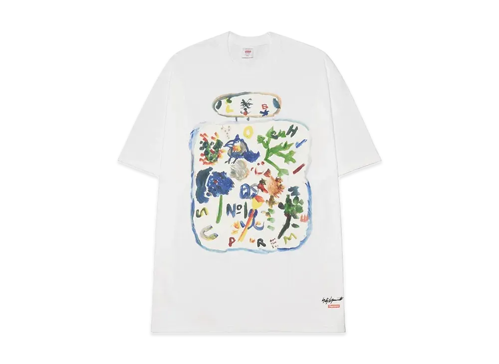 Supreme / Yohji Yamamoto Paint Tee "White"