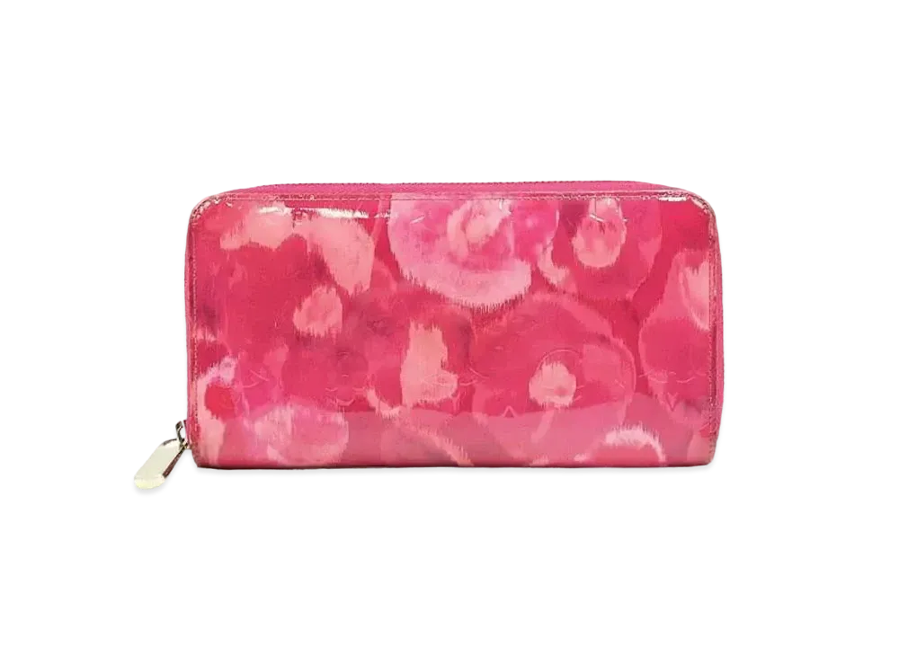 Louis Vuitton Zippy Wallet Monogram Vernis Ikat Flower "Rose Indien"