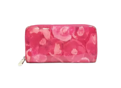 Louis Vuitton Zippy Wallet Monogram Vernis Ikat Flower "Rose Indien"
