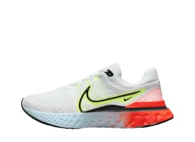 Nike Women's React Infinity Run Flyknit 3 "White/Bolt/Bright Crimson/Black"