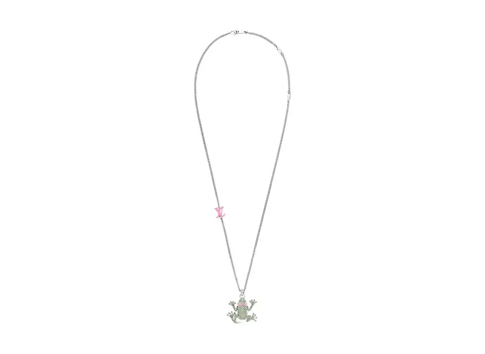 Louis Vuitton LV Crazy Animals Necklace "Green"