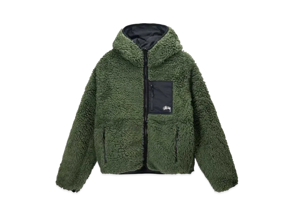 Stussy Sherpa Jacket "Olive"