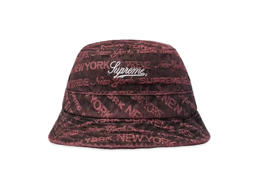 Supreme Multi Type Jacquard Denim Crusher "Purple"