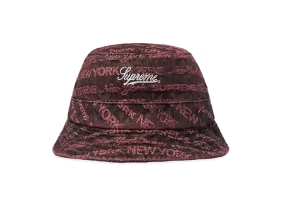 Supreme Multi Type Jacquard Denim Crusher "Purple"