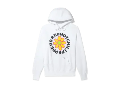 Noah x Red Hot Chili Peppers Flower Logo Hoodie "White"