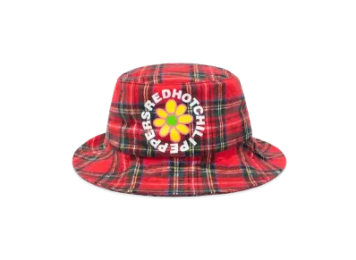 Noah x Red Hot Chili Peppers Flower Logo Crusher "Red/Green Plaid"