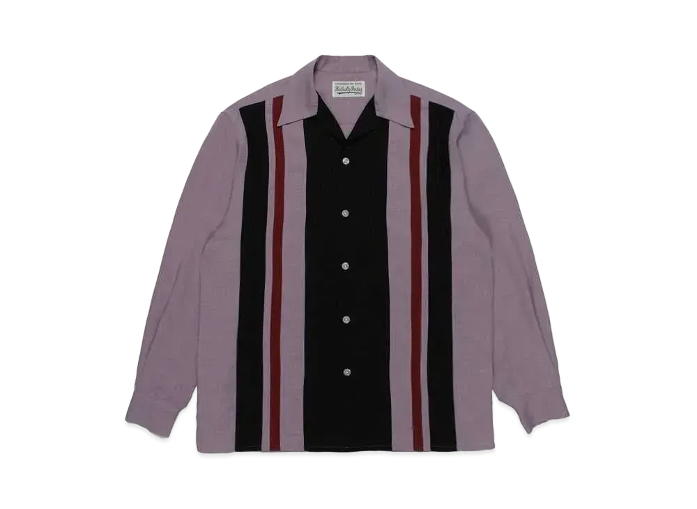 WACKO MARIA 50's Shirt "Light Purple"