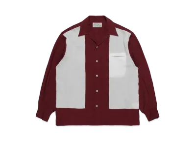 WACKO MARIA 50's Shirt "Dark Red"