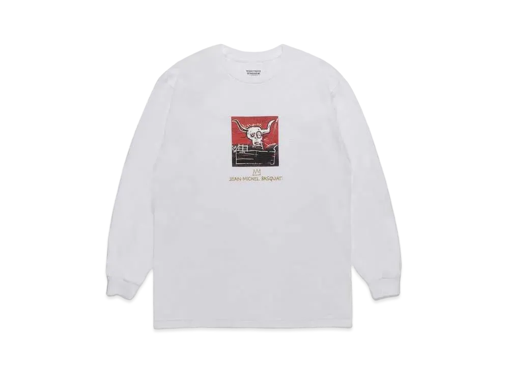 WACKO MARIA JEAN-MICHEL BASQUIAT / Long Sleeve T-Shirt "White"
