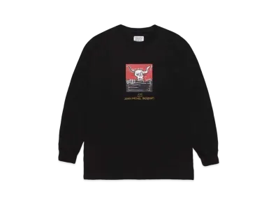 WACKO MARIA JEAN-MICHEL BASQUIAT / Long Sleeve T-Shirt "Black"
