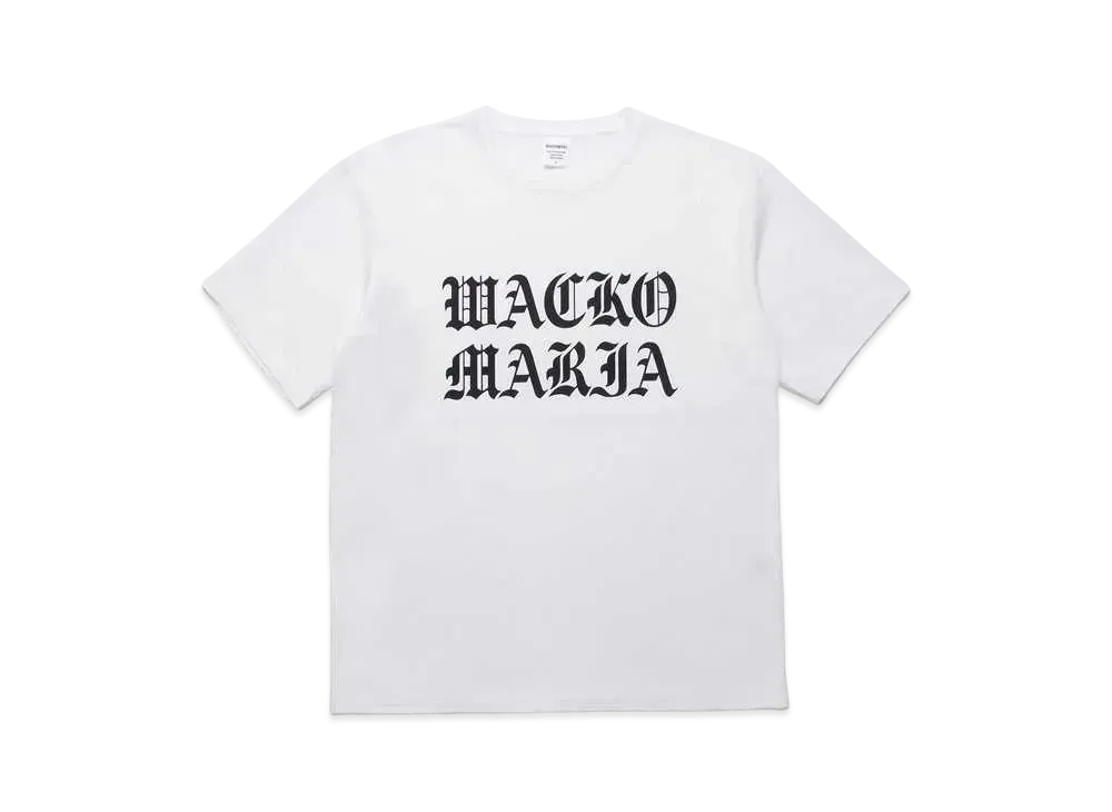 WACKO MARIA Washed Heavy Weight T-Shirt #1 "White"