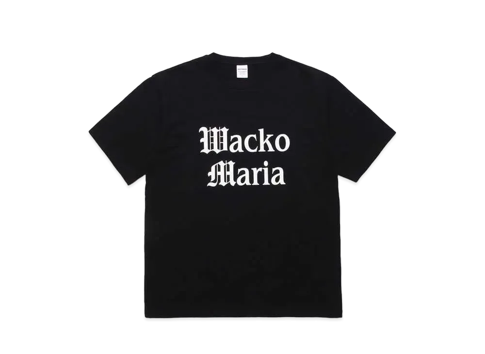 WACKO MARIA Washed Heavy Weight T-Shirt #2 "Black"