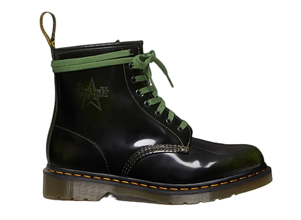 The Clash × Dr.Martens 1460 8-Eye "Black Army Green"