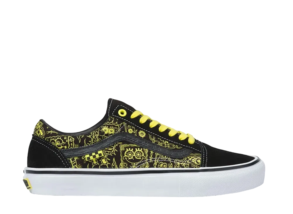 Spongebob × Vans Old Skool Mike Gigliotti "Black/Yellow/White"