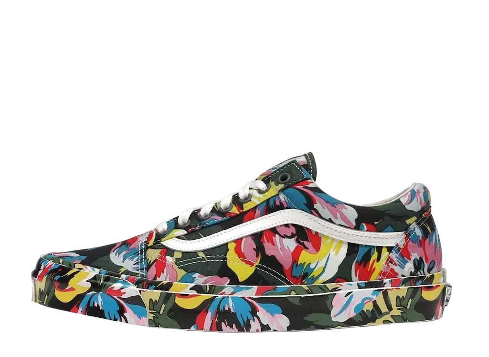 KENZO × Vans Old Skool "Floral Green"