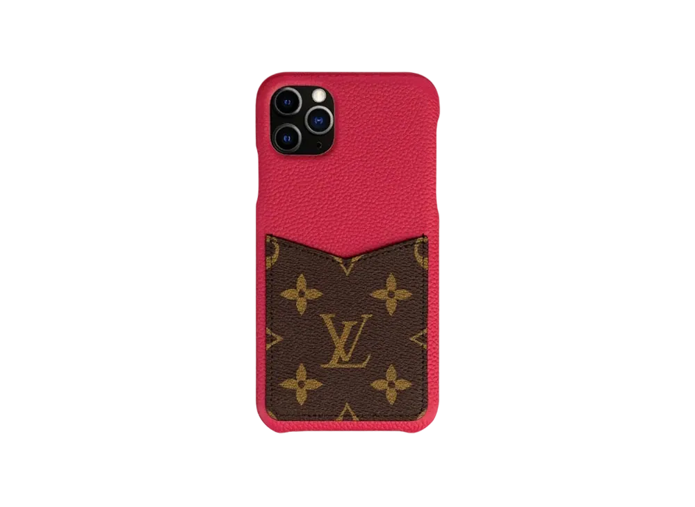 Louis Vuitton iPhone Bumper 11 Pro Max Monogram "Scarlet"