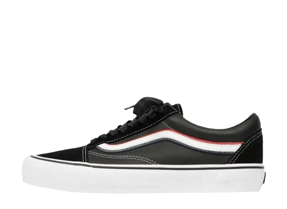 Blends × Born Free × Vans OG Old Skool LX "Black/White Red"