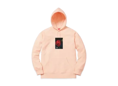 Supreme Araki Rose Hooded Sweatshirt "Peach"