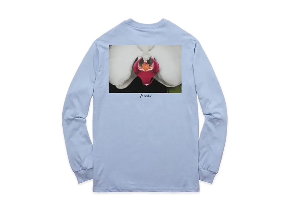 Supreme Araki Orchid L/S Tee "Light Blue"
