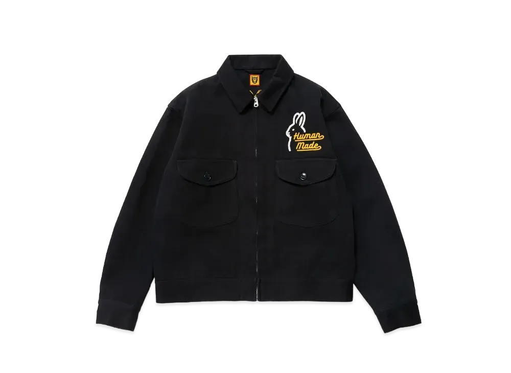 HUMAN MADE Zip-Up Work Jacket "Navy"