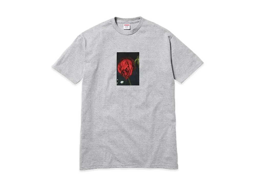 Supreme Araki Rose Tee "Heather Grey"
