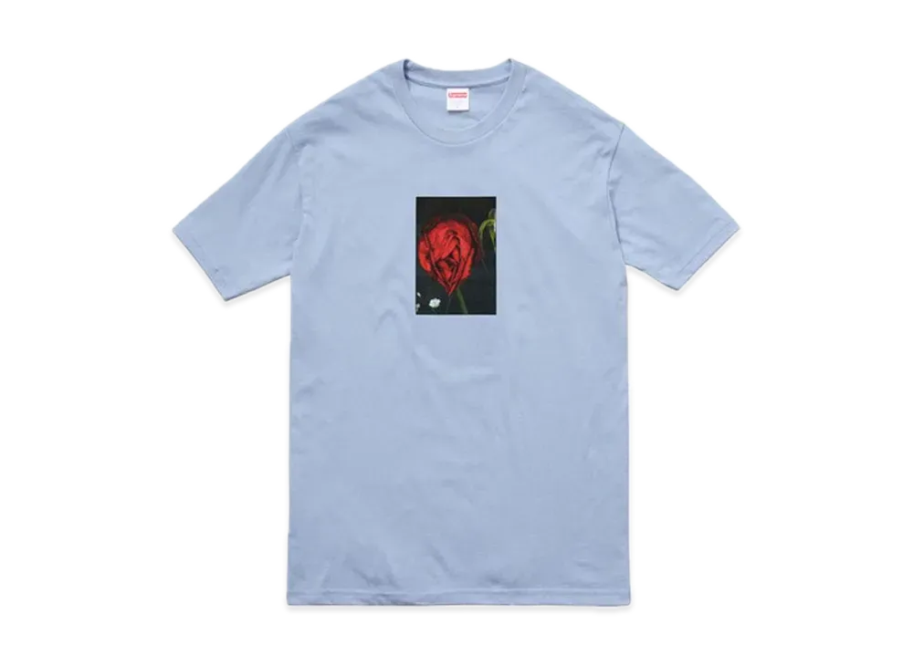 Supreme Araki Rose Tee "Light Blue"