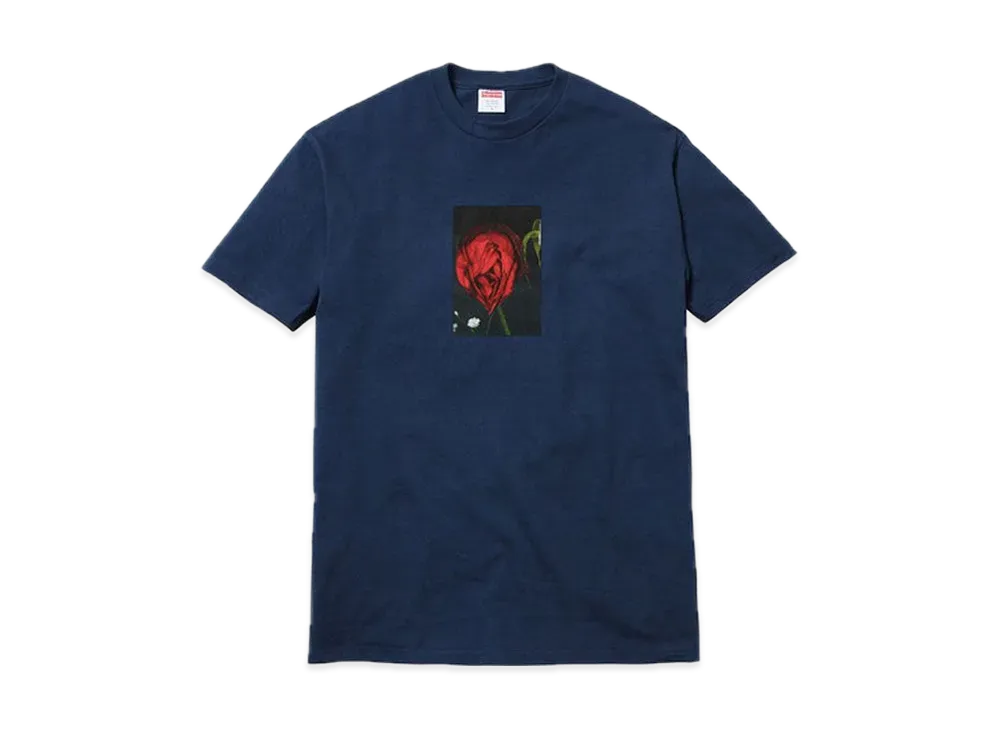 Supreme Araki Rose Tee "Navy"