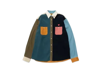 HUMAN MADE Crazy Corduroy Shirt "Blue"