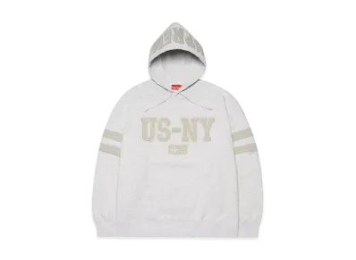 Supreme US-NY Hooded Sweatshirt "Ash Grey"
