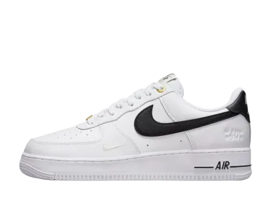 Nike Air Force 1 Low '07 LV8 40th Anniversary "Black/White-Metallic Gold"