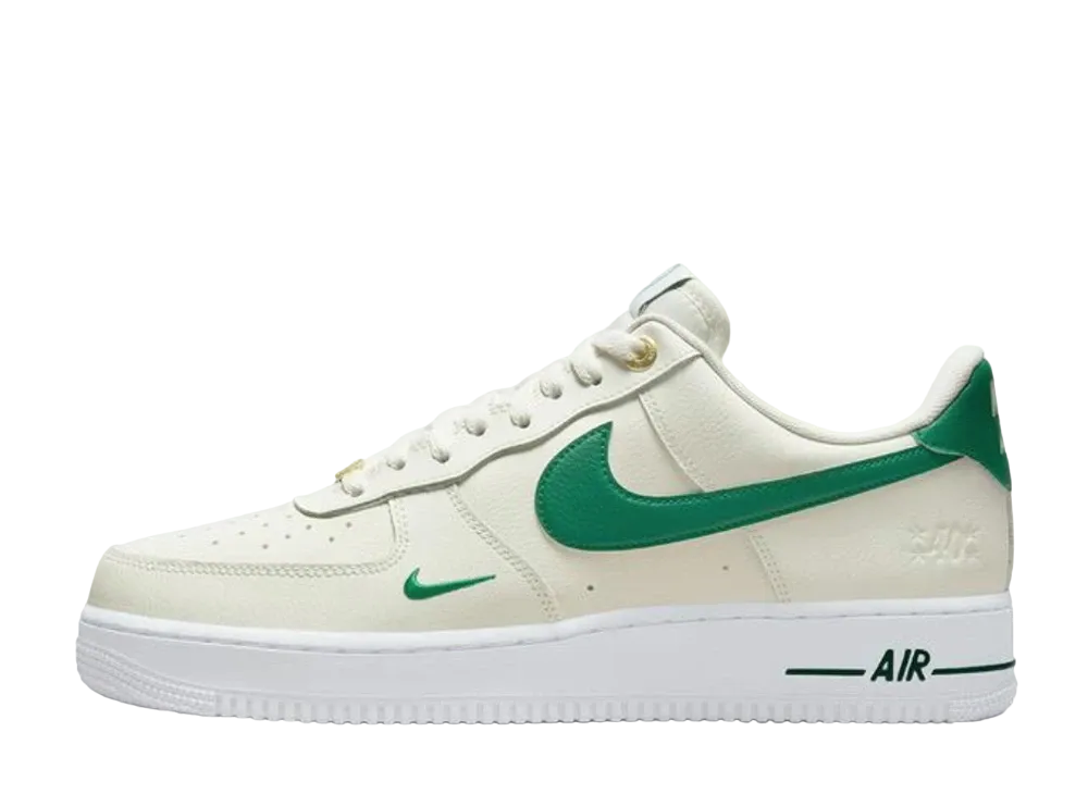 Nike Air Force 1 Low 40th Anniversary "Sail/Malachite-White-Metallic Gold"