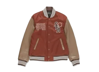 WIND AND SEA WDS Varsity Jacket "Brown"