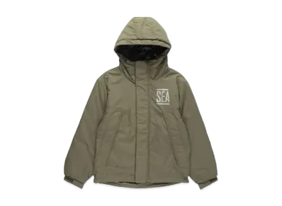 WIND AND SEA Warm Shell Pad Hoodie Jacket "Khaki"