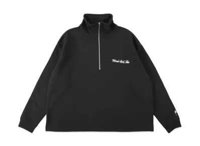 WIND AND SEA Scs Half Zip Jacket "Black"