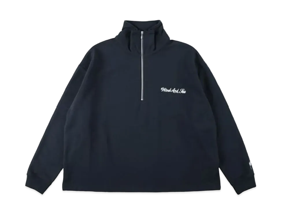 WIND AND SEA Scs Half Zip Jacket "Navy"