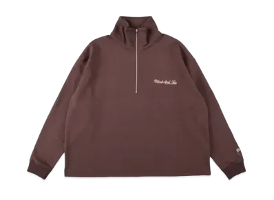 WIND AND SEA Scs Half Zip Jacket "Brown"