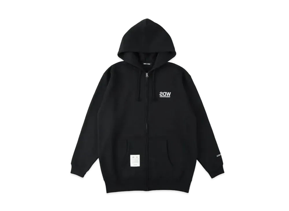 WIND AND SEA WDS Dmz Zip-Up Hoodie "Black"