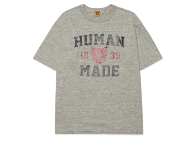 HUMAN MADE FACE LOGO T-SHIRT "Gray"
