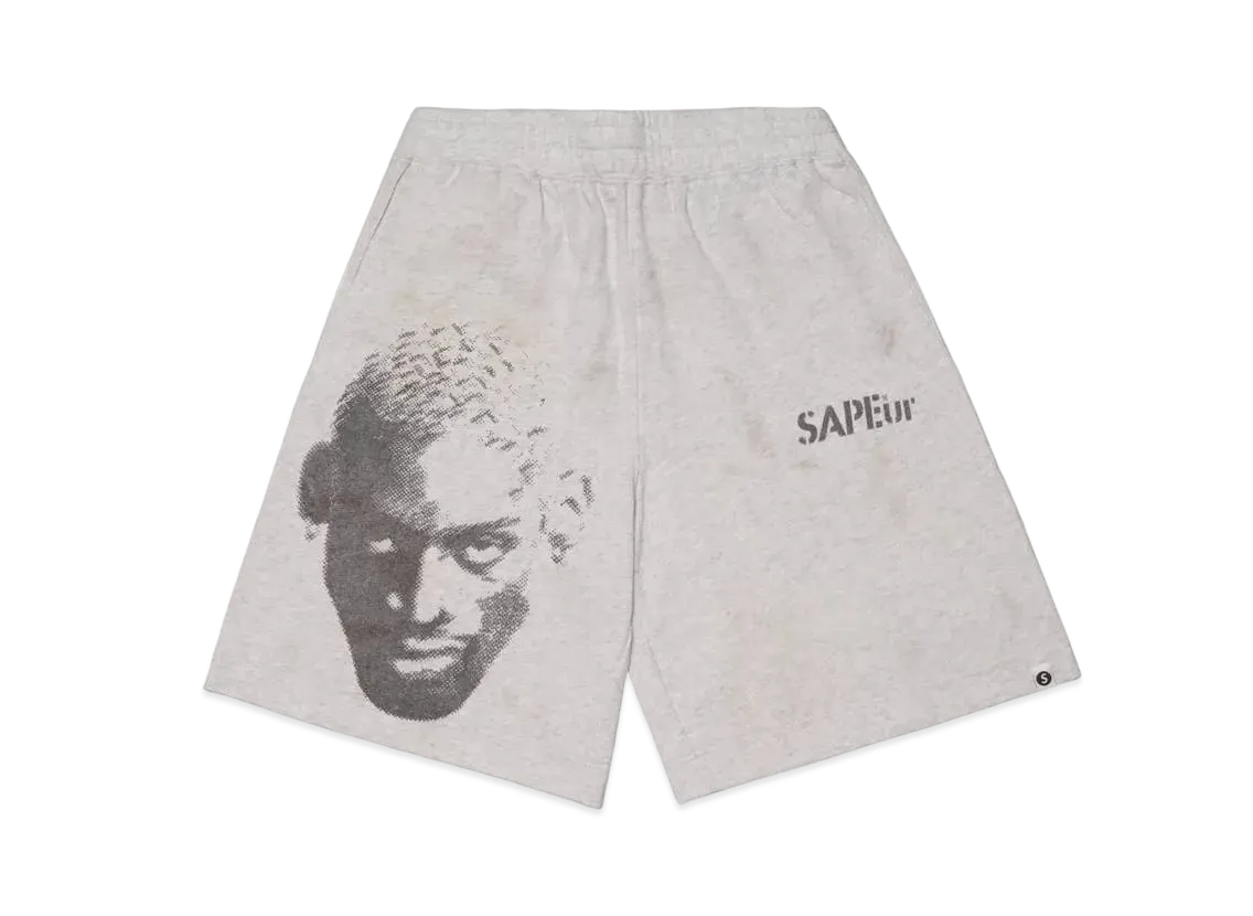 SAPEur Vintage Sweat shorts Basketman "Gray"