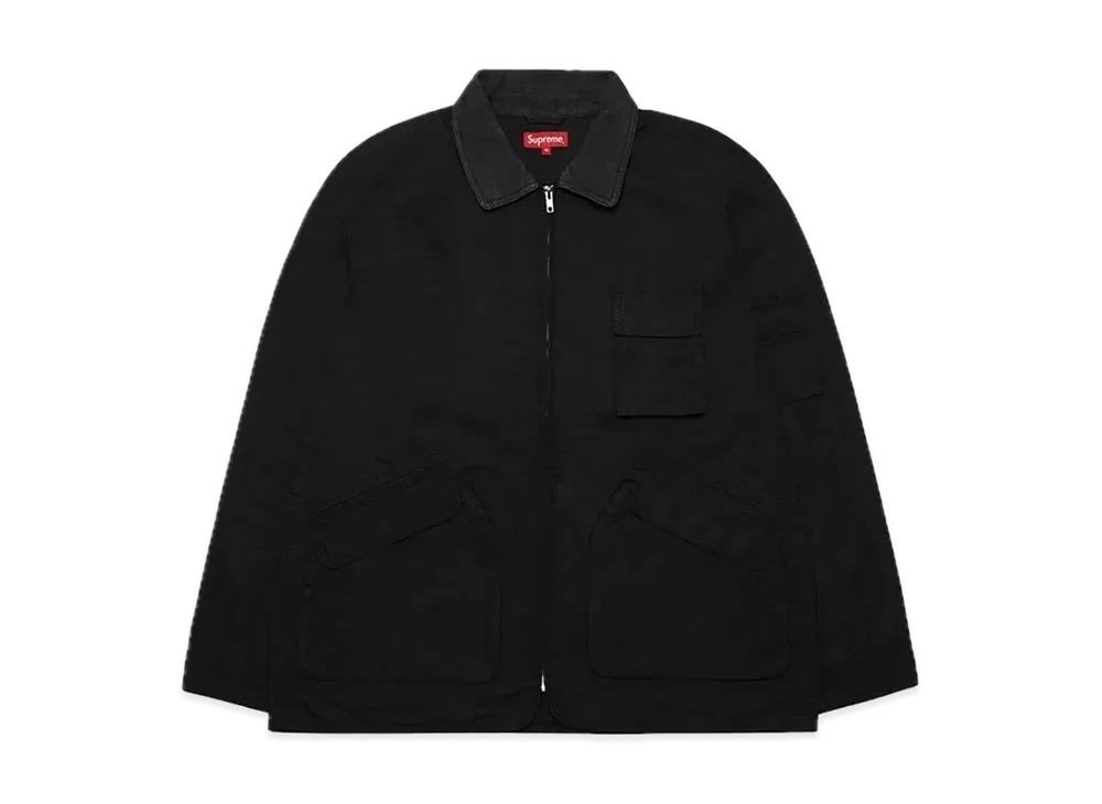 Supreme Cotton Utility Jacket "Black"