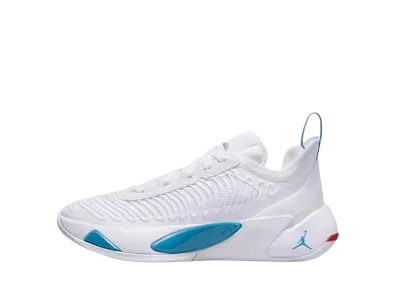 Nike GS Jordan Luka 1 "White/Neo Turquoise/Metallic Silver"