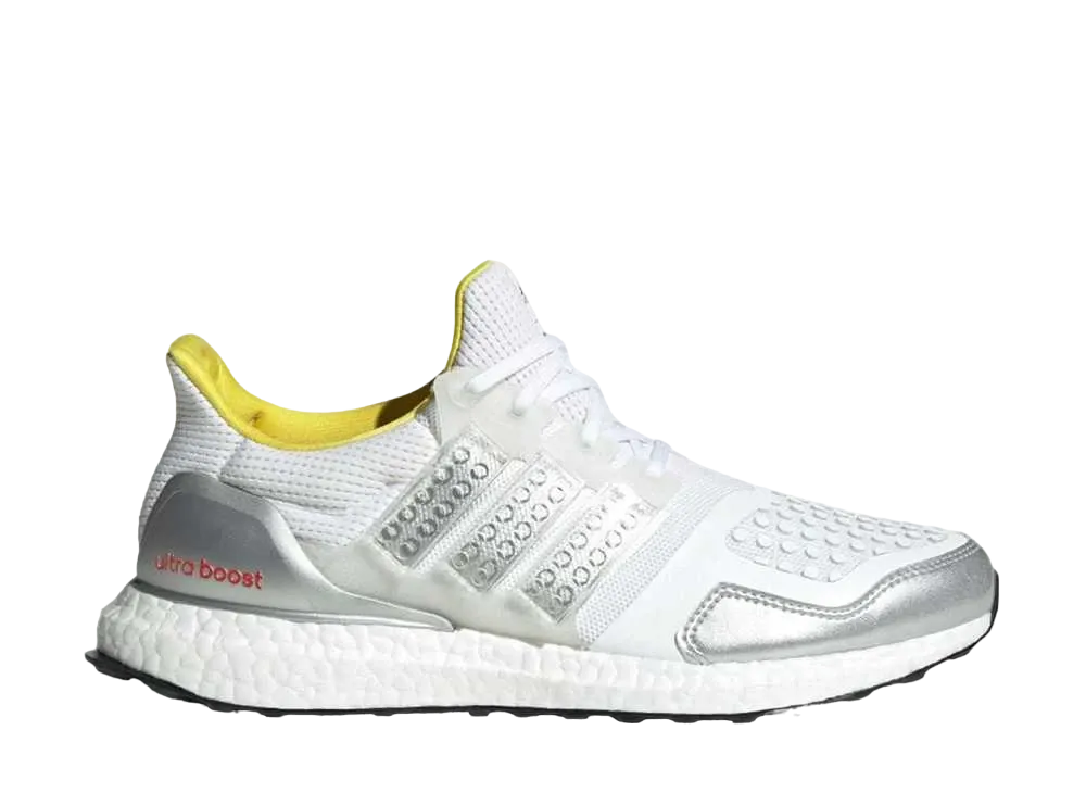 LEGO × adidas Ultraboost DNA Plates "Footwear White/Shock Blue"