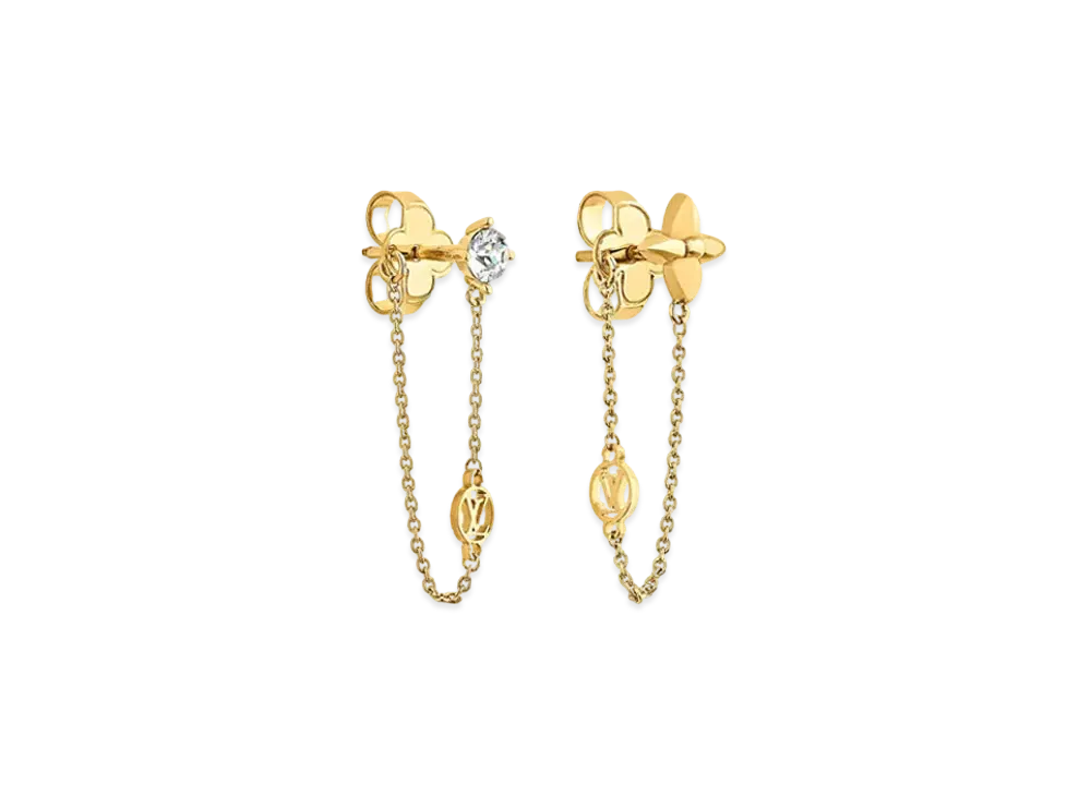 Louis Vuitton Petit Louis Earrings "Gold"