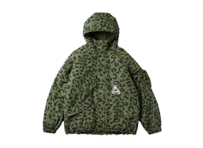 PALACE M-TECH Hooded Jacket "Olive Cheetah"